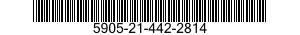 5905-21-442-2814 RESISTOR,FIXED,WIRE WOUND,INDUCTIVE 5905214422814 214422814