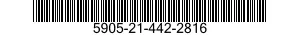 5905-21-442-2816 RESISTOR,FIXED,WIRE WOUND,INDUCTIVE 5905214422816 214422816