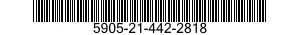5905-21-442-2818 RESISTOR,FIXED,WIRE WOUND,INDUCTIVE 5905214422818 214422818