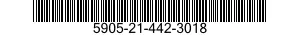 5905-21-442-3018 RESISTOR,FIXED,WIRE WOUND,NONIND 5905214423018 214423018