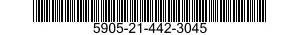 5905-21-442-3045 RESISTOR,FIXED,WIRE WOUND,INDUCTIVE 5905214423045 214423045