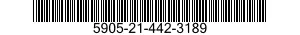 5905-21-442-3189 RESISTOR,FIXED,WIRE WOUND,INDUCTIVE 5905214423189 214423189