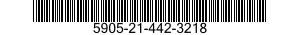 5905-21-442-3218 RESISTOR,FIXED,WIRE WOUND,INDUCTIVE 5905214423218 214423218