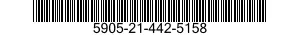5905-21-442-5158 RESISTOR,FIXED,WIRE WOUND 5905214425158 214425158
