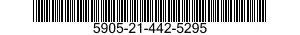 5905-21-442-5295 RESISTOR,FIXED,WIRE WOUND,INDUCTIVE 5905214425295 214425295