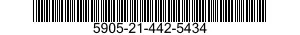 5905-21-442-5434 RESISTOR,FIXED,WIRE WOUND,INDUCTIVE 5905214425434 214425434