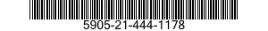 5905-21-444-1178 RESISTOR,VARIABLE,NONWIRE WOUND,NONPRECISION 5905214441178 214441178
