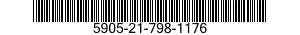 5905-21-798-1176 RESISTOR,VARIABLE,WIRE WOUND,NONPRECISION 5905217981176 217981176