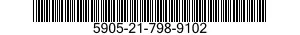 5905-21-798-9102 RESISTOR,VARIABLE,NONWIRE WOUND,NONPRECISION 5905217989102 217989102