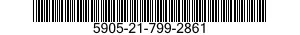 5905-21-799-2861 RESISTOR,FIXED,WIRE WOUND,INDUCTIVE 5905217992861 217992861