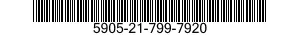 5905-21-799-7920 RESISTOR,VARIABLE,NONWIRE WOUND,NONPRECISION 5905217997920 217997920