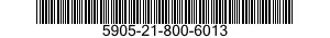 5905-21-800-6013 RESISTOR,VARIABLE,WIRE WOUND,NONPRECISION 5905218006013 218006013