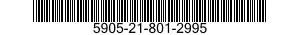 5905-21-801-2995 RESISTOR,FIXED,COMPOSITION 5905218012995 218012995