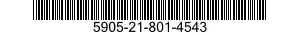 5905-21-801-4543 RESISTOR,FIXED,COMPOSITION 5905218014543 218014543