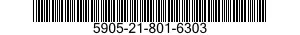 5905-21-801-6303 RESISTOR,FIXED,COMPOSITION 5905218016303 218016303