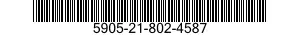5905-21-802-4587 RESISTOR,FIXED,COMPOSITION 5905218024587 218024587