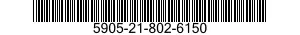 5905-21-802-6150 RESISTOR,VARIABLE,NONWIRE WOUND,NONPRECISION 5905218026150 218026150