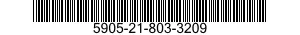 5905-21-803-3209 RESISTOR,FIXED,COMPOSITION 5905218033209 218033209