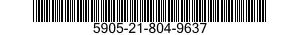 5905-21-804-9637 RESISTOR,FIXED,WIRE WOUND,INDUCTIVE 5905218049637 218049637