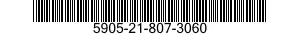 5905-21-807-3060 RESISTOR,VARIABLE,NONWIRE WOUND,NONPRECISION 5905218073060 218073060