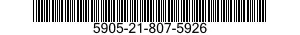 5905-21-807-5926  5905218075926 218075926