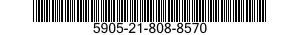 5905-21-808-8570 RESISTOR,FIXED,COMPOSITION 5905218088570 218088570