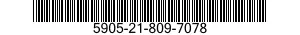 5905-21-809-7078 RESISTOR,FIXED,COMPOSITION 5905218097078 218097078