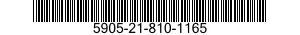 5905-21-810-1165  5905218101165 218101165