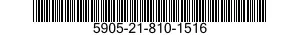 5905-21-810-1516 RESISTOR,FIXED,COMPOSITION 5905218101516 218101516
