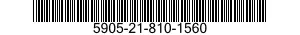 5905-21-810-1560 RESISTOR,FIXED,WIRE WOUND,INDUCTIVE 5905218101560 218101560