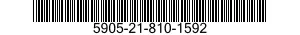 5905-21-810-1592 RESISTOR,FIXED,WIRE WOUND 5905218101592 218101592