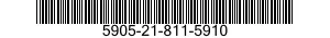 5905-21-811-5910 RESISTOR,FIXED,COMPOSITION 5905218115910 218115910