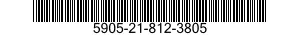 5905-21-812-3805 RESISTOR,VARIABLE,WIRE WOUND,NONPRECISION 5905218123805 218123805