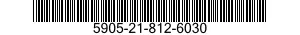 5905-21-812-6030 RESISTOR,FIXED,WIRE WOUND,INDUCTIVE 5905218126030 218126030
