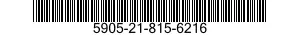 5905-21-815-6216 RESISTOR,FIXED,WIRE WOUND,INDUCTIVE 5905218156216 218156216