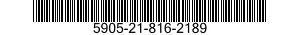 5905-21-816-2189  5905218162189 218162189