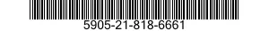 5905-21-818-6661 RESISTOR,FIXED,COMPOSITION 5905218186661 218186661