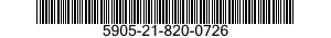 5905-21-820-0726  5905218200726 218200726