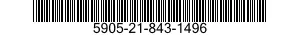5905-21-843-1496 RESISTOR,FIXED,WIRE WOUND,INDUCTIVE 5905218431496 218431496