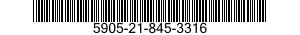 5905-21-845-3316 RESISTOR,VARIABLE,WIRE WOUND,NONPRECISION 5905218453316 218453316