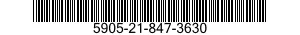 5905-21-847-3630 RESISTOR,FIXED,WIRE WOUND,INDUCTIVE 5905218473630 218473630