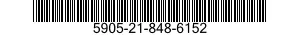 5905-21-848-6152 RESISTOR,FIXED,FILM 5905218486152 218486152