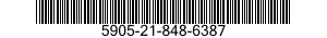 5905-21-848-6387 RESISTOR,VARIABLE,NONWIRE WOUND,NONPRECISION 5905218486387 218486387