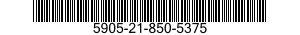 5905-21-850-5375 RESISTOR,FIXED,WIRE WOUND,INDUCTIVE 5905218505375 218505375