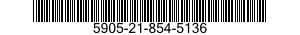 5905-21-854-5136 RESISTOR,FIXED,WIRE WOUND,INDUCTIVE 5905218545136 218545136