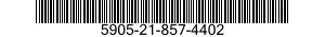 5905-21-857-4402 RESISTOR,FIXED,WIRE WOUND,NONINDUCTIVE 5905218574402 218574402