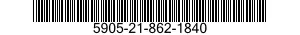 5905-21-862-1840 RESISTOR,FIXED,WIRE WOUND,INDUCTIVE 5905218621840 218621840