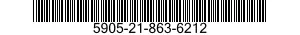 5905-21-863-6212 RESISTOR,FIXED,FILM 5905218636212 218636212