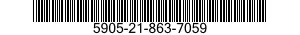 5905-21-863-7059 RESISTOR,VARIABLE,NONWIRE WOUND,NONPRECISION 5905218637059 218637059