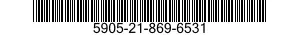 5905-21-869-6531 RESISTOR,FIXED,COMPOSITION 5905218696531 218696531